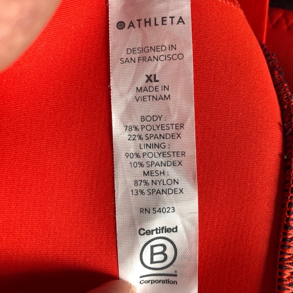Athleta Sports Bra in Burgundy and Orange - Picture 6 of 11